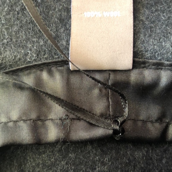 J JILL Gray 100% Wool Hat with black ribbon accent - Picture 10 of 16